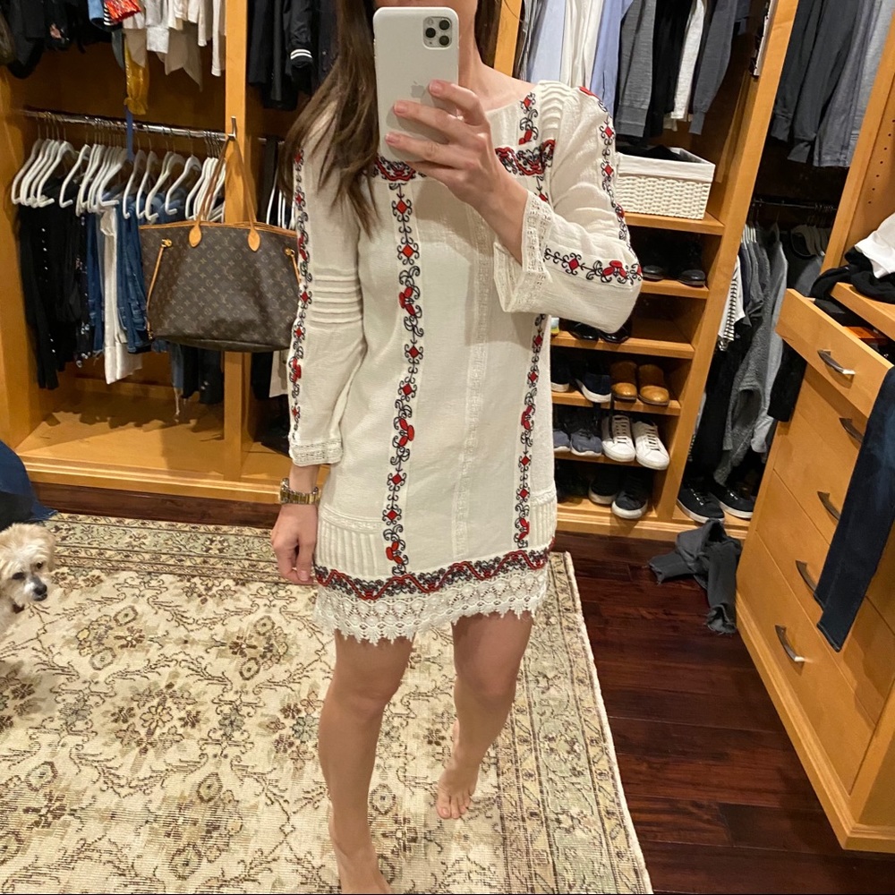 Alice & Olivia embroidered dress, size 0